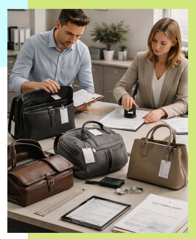 Сертификация сумок в Архангельске от 7711 руб. | Алешин-Рхн