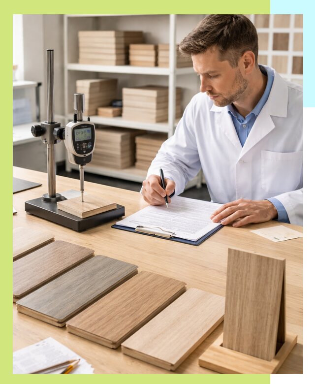 Сертификация ламината с испытаниями и оформлением документов в Архангельске