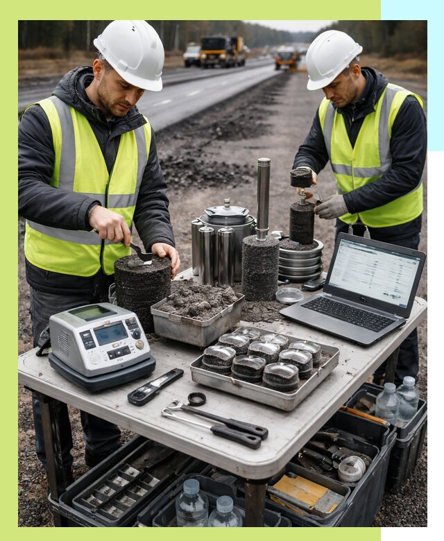 Сертификация асфальта: испытания и подтверждение в Архангельске