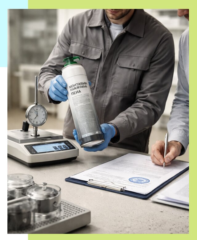 Сертификация монтажной пены в Архангельске от 15422 р. | Алешин-Рхн