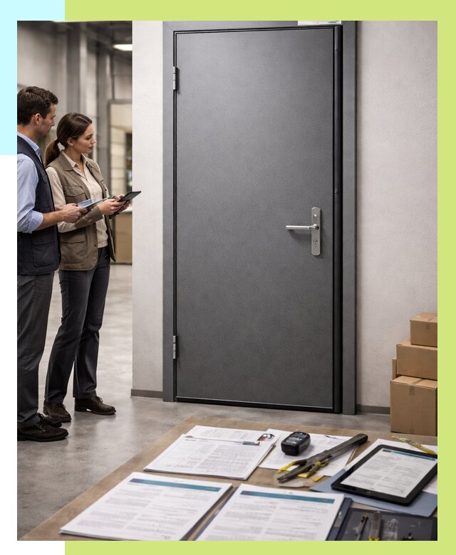 Сертификация противопожарных дверей в Архангельске от 9253 р. | Алешин-Рхн