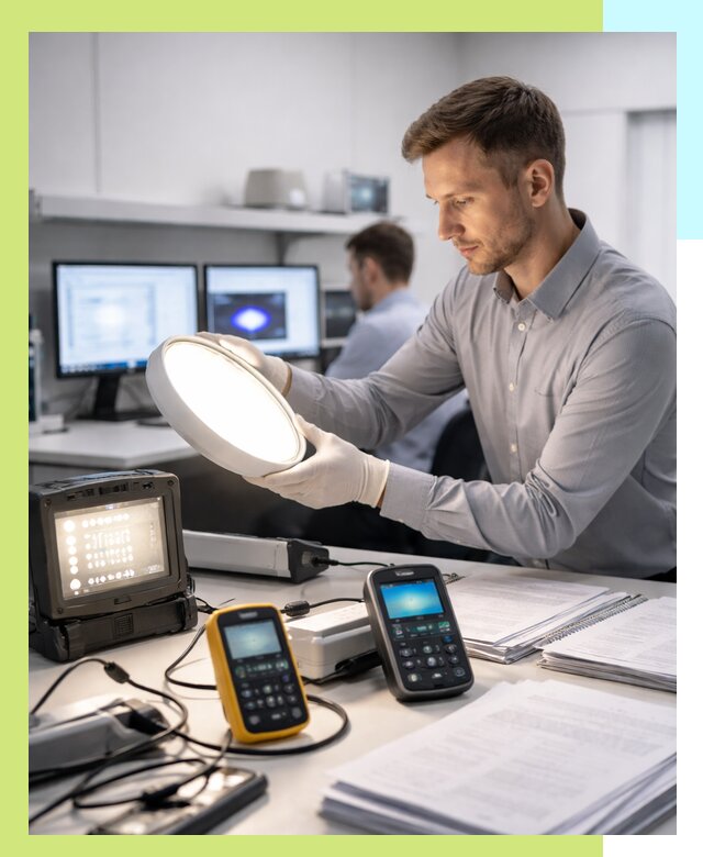 Сертификация светильников в Архангельске: испытания и оформление