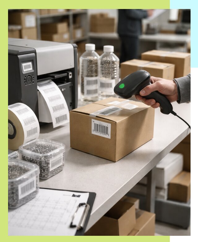 Штрихкодирование продукции и маркировка для продажи в Архангельске