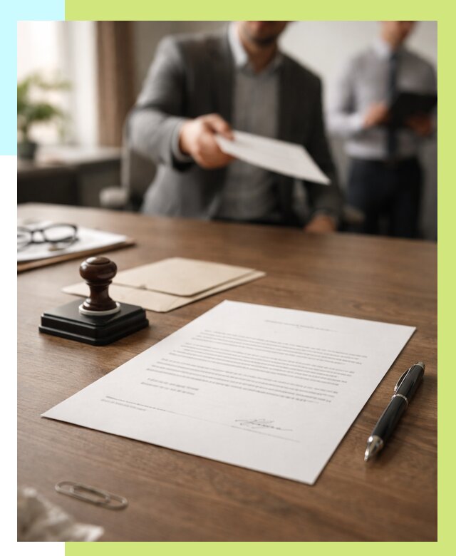 Отказное письмо по сертификации в Архангельске от 3598 р. | Алешин-Рхн