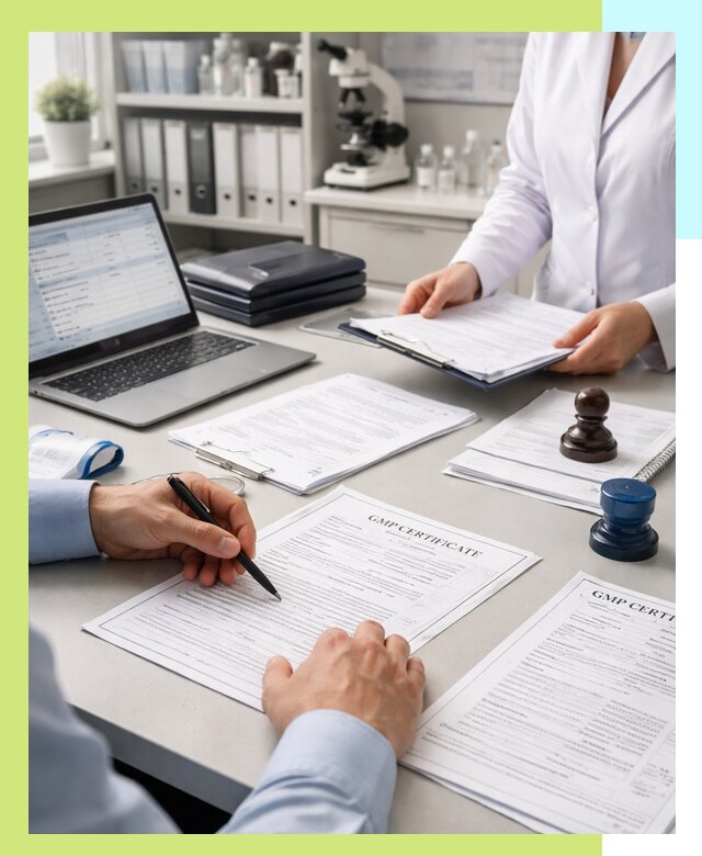 Оформление сертификата GMP в Архангельске для фармпроизводства