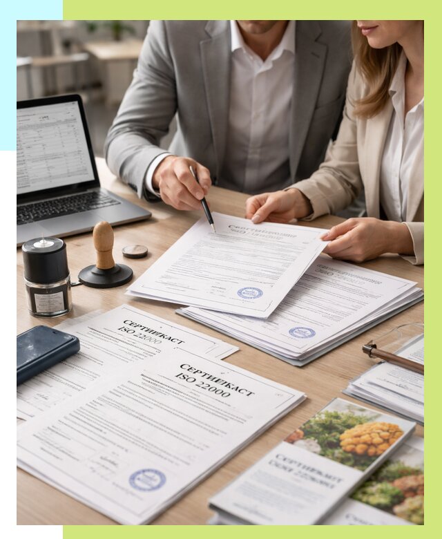 Сертификат ISO 22000 в Архангельске от 41124 р. под ключ | Алешин-Рхн