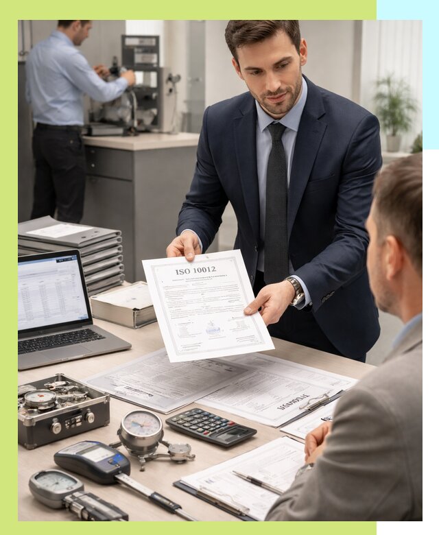 Выдача сертификата ISO 10012 по требованиям метрологии в Архангельске